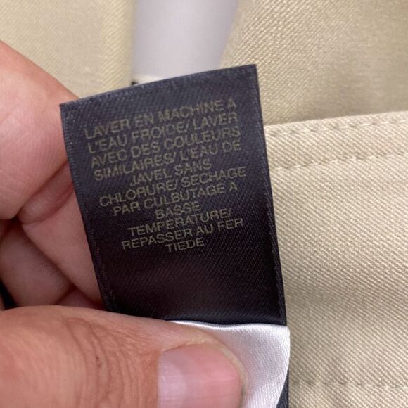 Liz Claiborne Women's Tan Audra Flat Front Straight Leg Dress Pants Size 10 - Picture 11 of 11